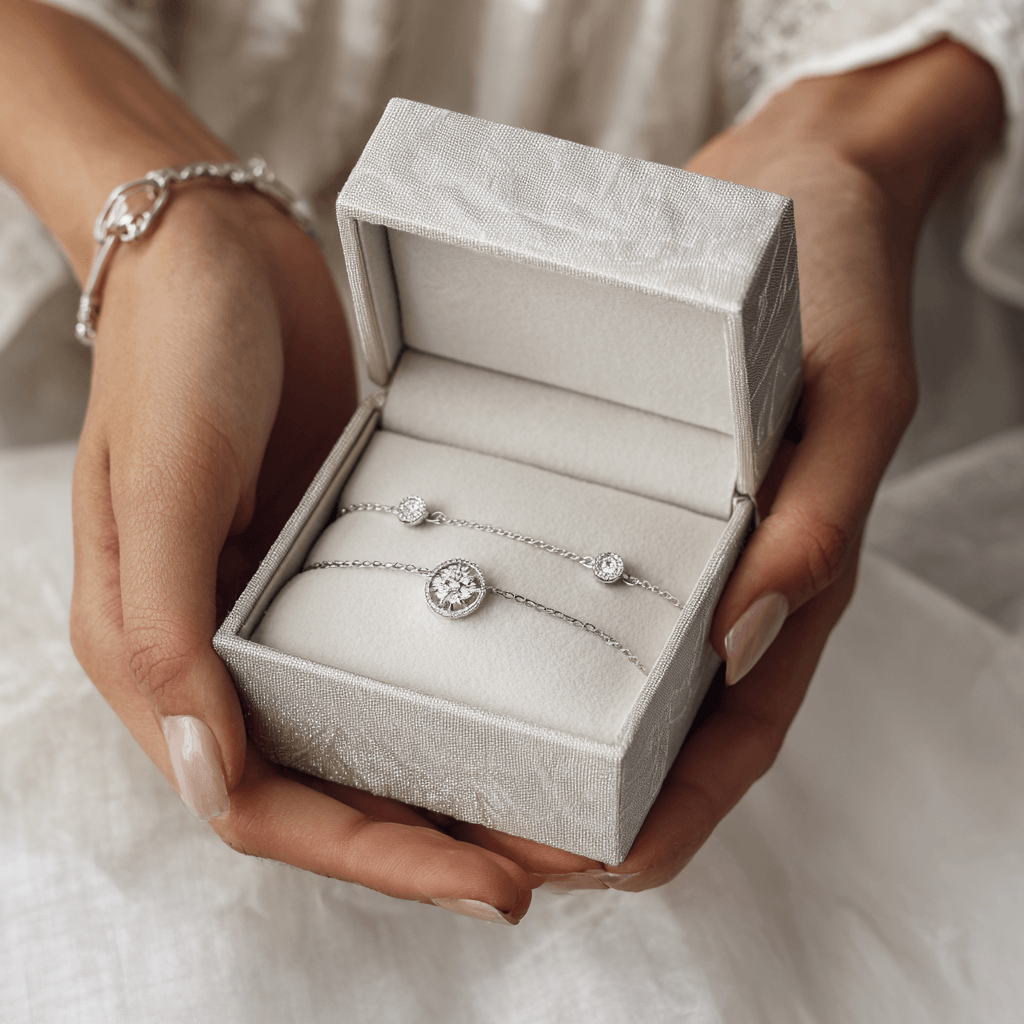 Колието е елегантен подарък с романтично излъчване